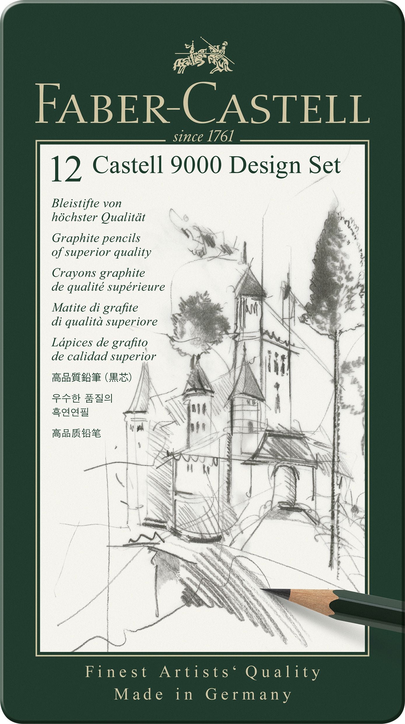 SET DESIGN 12 BUC CREION GRAFIT CASTELL 9000 FABER-CASTELL SET DESIGN 12 BUC CREION GRAFIT CASTELL 9000 FABER-CASTELL